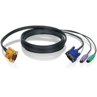 IOGEAR G2L5203PTAA BONDED KVM CABLE, PS/2, VGA, 10 FEET
