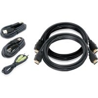 IOGEAR G2L8202UTAA3 6FT DUAL HDMI USB KVM CABLE KIT