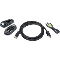 IOGEAR G2L903UTAA3 10 FT. DISPLAYPORT, USB KVM CABLE KIT WITH AUDIO (TAA)