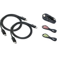 IOGEAR G2L92A2U 4K DUAL VIEW DP KVM CABLE KIT-TAA TAA COMPLIANT