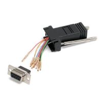 StarTech DB9 to RJ-45 Female to Female Modular Adapter (Black) - GC98FF