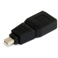 StarTech Mini DisplayPort Male to DisplayPort Female Adapter Converter (Black) - GCMDP2DPMF