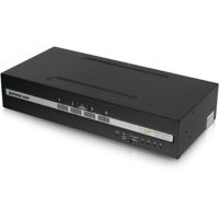 IOGEAR GCS1424TAA4C 4-PORT DUAL VIEW DISPLAYPORT SECURE KVM SWITCH W/AUDIO AND CAC SUPPORT
