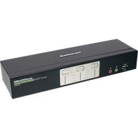 IOGEAR GCS1642 2/4-PORT DUALVIEW DUAL-LINK DVI KVMP SWITCH WITH USB 2.0 PERIPHERAL SHARING TAA