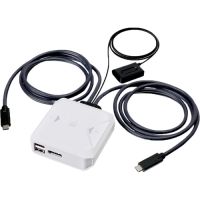 IOGEAR GCS72CC 2-Port 4K USB-C KVM Switch with DisplayPort output