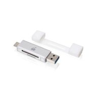 IOGEAR GFR3C12 USB-C DUO CARD READER/WRITER