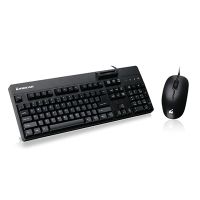 IOGEAR GKBSR202TAAKIT Keyboard with CAC Reader & Mouse