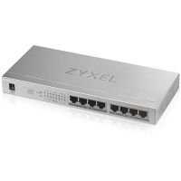 ZYXEL COMMUNICATIONS GS1008HP - 8 PORT GIGABIT POE+ UNMANAGED SWITCH (60W BUDGET)