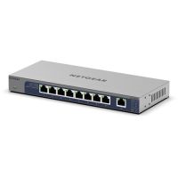 Netgear GS108MX-100NAS 8-Port Gigabit Ethernet Unmanaged Switch with 1 Dedicated 10G/Multi-Gig Port