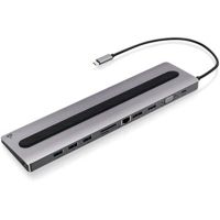 IOGEAR GUD3C02B Dock Pro 100 USB-C 4K Ultra-Slim Station