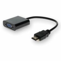 ADDON H4F02UT#ABA-AO-5PK OF 20.00CM (8.00IN) HDMI MALE TO VGA FEMALE BLACK ACTIVE ADAPTER CA