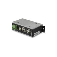 StarTech 4 Port USB 2.0 Hub - Industrial Mountable USB-A Hub (4 USB-A) - Extended Operating Temp - HB20A4AME