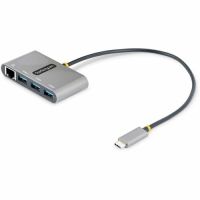 STARTECH HB30C3A1GEA2 PORTABLE BUS-POWERED USB-C EXPANSION HUB WITH 3X USB-A PORTS AND GB ETHERNET NET