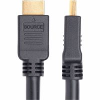 StarTech 15m (49.2ft) Active HDMI 2.0 Cable, CMP Plenum Rated, High Speed HDMI Cable, 4K 60Hz, HDR10/HDCP/ARC - HD2AP-15M-HDMI-CABLE