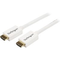 StarTech 10 ft CL3 Rated HDMI Cable w/ Ethernet, In Wall Rated HDMI Cable, 4K 30Hz UHD HDMI Cord, HDMI 1.4 - HD3MM3MW
