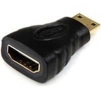 StarTech HDACFM Mini HDMI to HDMI Adapter, 4K High Speed HDMI Adapter, 4K 30Hz Ultra HD High Speed HDMI Adapter, UHD Mini