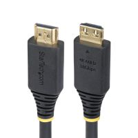 StarTech HDMI2-CABLE-GRIP-6F 6ft (1.8m) High Speed HDMI Cable with Gripping Connectors, 4K 60Hz/1440p 144Hz, 18Gbps, UHD HDMI 2.0 Cord