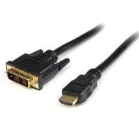 StarTech HDMI Male to DVI-D Male Cable (6', Black) - HDMIDVIMM6