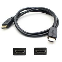 ADDON HDMIHSMM50-5PK OF 15.24M (50.00FT) HDMI MALE TO MALE BLACK CABLE