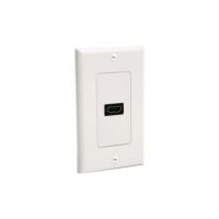 StarTech Single Outlet Female HDMIA Wall Plate White - HDMIPLATE