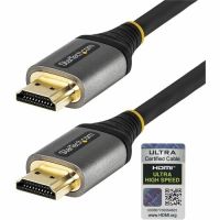 StarTech 12ft (4m) HDMI 2.1 Cable - Certified HDMI Cord - Ultra High Speed 8K 60Hz TV/Monitor - HDMM21V4M