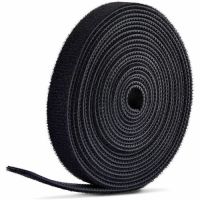 StarTech HKLP7505B 75FT (22.8M) HOOK AND LOOP ROLL, 0.5IN WIDE, BLACK, CUT-TO-SIZE REUSABLE CABLE T