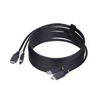 StarTech HU12210-KVM-CABLE 10ft (3m) HDMI and USB 5Gbps KVM Cable, 4K 60Hz, HDMI 2.0 and USB Combo Cable for KVM Switch