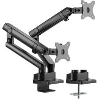 Amer Mounts HYDRA2B Adjustable Monitor Arm, "Up to 32", Black
