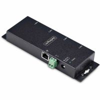 StarTech 4-Port Serial to Ethernet Adapter, IP Device Server For RS232 Devices, RJ45 LAN to DB9 Converter, TAA - I43-SERIAL-ETHERNET