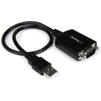 StarTech 1 Port Professional USB to Serial Adapter Cable with COM Retention (1') - ICUSB2321X