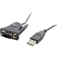 StarTech USB to RS232 DB9/DB25 Male to Male Serial Adapter Cable (Gray) - ICUSB232DB25