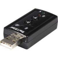 StarTech Virtual 7.1 USB Stereo Audio Adapter External Sound Card - ICUSBAUDIO7