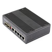 STARTECH IES1G52UP12V INDUSTRIAL 5 PORT GIGABIT ETHERNET SWITCH - UP TO 30W PER 4 POE PORTS