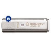 KINGSTON IKLP50/256GB IRONKEY LOCKER PLUS 50 AES ENCRYPTION, USBTOCLOUD