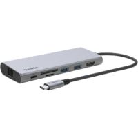 Belkin Connect USB-C 7-in-1 Multiport Adapter - INC009BTSGY