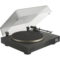 JBL SPINNERBTGLDAM Manual Two-Speed Turntable with Bluetooth (Black and Gold)