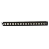 BLACK BOX JPM390A 1.75 (1U) HIGH, 19 STANDARD PANEL. EACH JACK HAS FEMALE CONNECTORS ON THE FRONT