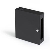 Black Box JPM399A-R2 Mini Wallmount Fiber Enclosure, One Adapter Panel - patch panel housing