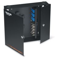 Black Box JPM400 Series Rackmount Fiber Enclosure Non-Locking - patch panel housing (3 slots) - 1U - 19"/23"