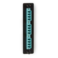 BLACK BOX JPM456C ADAPTER PANELS SNAP EASILY INTO ALL STANDARD FIBER ENCLOSURES, CABINETS