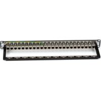 BLACK BOX JPM814A CAT6 FEED-THROUGH PATCH PANEL - 1U, SHIELDED, 24-PORT