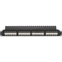 BLACK BOX JPM820A-HD CAT6 FEED-THROUGH HIGH-DENSITY PATCH PANEL - 1U, UNSHIELDED, 48-PORT