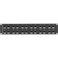 Black Box JSM114A CAT6 Protected Panel - patch panel - 2U - 19"