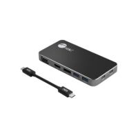 SIIG USB-C MST Video Travel Docking with PD - docking station - USB-C - VGA, HDMI, DP - JU-DK0D11-S1