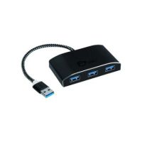 SIIG SuperSpeed USB 3.0 4-Port Powered Hub - hub - 4 ports - JU-H40F12-S1
