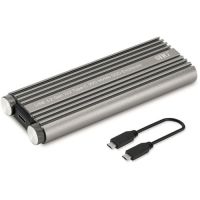 SIIG JU-SA0X11-S1 ULTRA SMALL ENCLOSURE ADDS FAST M.2 (M KEY) PCIE NVME SSD STORAGE