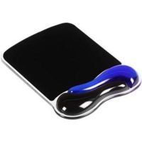 Kensington K62401AM Duo Gel Mouse Pad with Wrist Rest (Blue and Black)