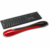 Kensington K62442WW Slim Duo Gel Keyboard Wrist Rest (Red and Black)
