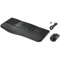 Kensington K72486NA Pro Fit Ergo KM680 EQ Rechargeable Keyboard and Mouse Set