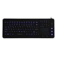ERGOGUYS KB-JH-IKB98BL DSI WATERPROOF LED KEYBOARD W/TOUCHPAD